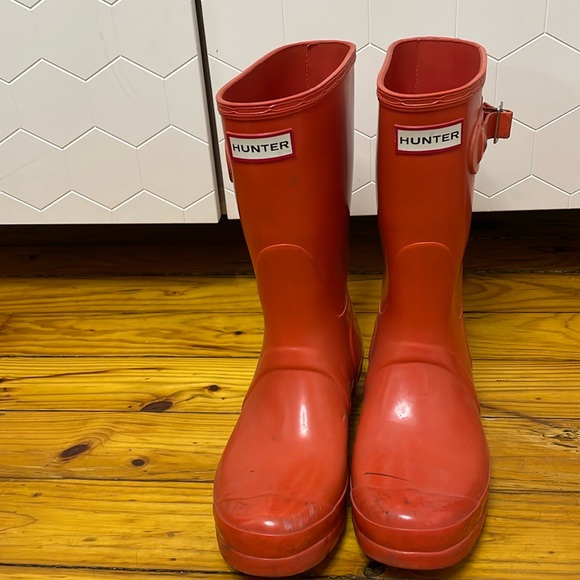 Hunter Originally Short Gloss Rain Boots - Picture 1 of 2